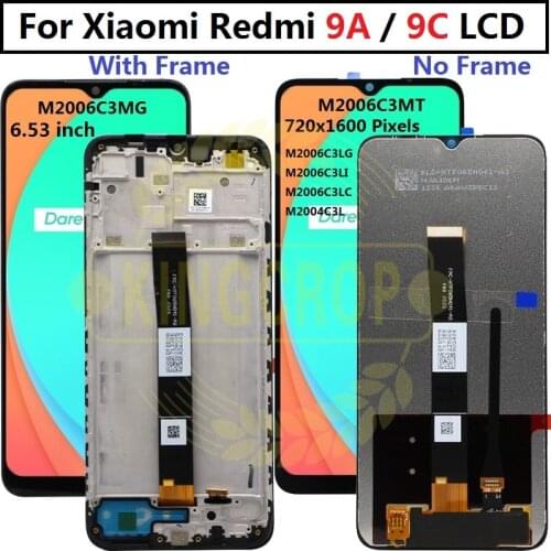 6.53"For Xiaomi Redmi 9A lcd Display Touch Screen Digitizer Assembly Redmi 9A Lcd Replace For Xiaomi Redmi 9A Lcd Redmi9A Lcd