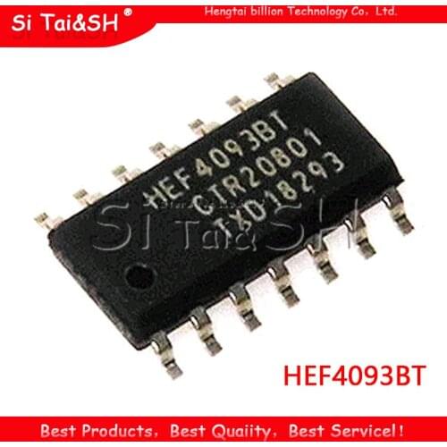 10PCS HEF4093BT SOP-14 HEF4093 4093 SOP14 logic device chip New Original