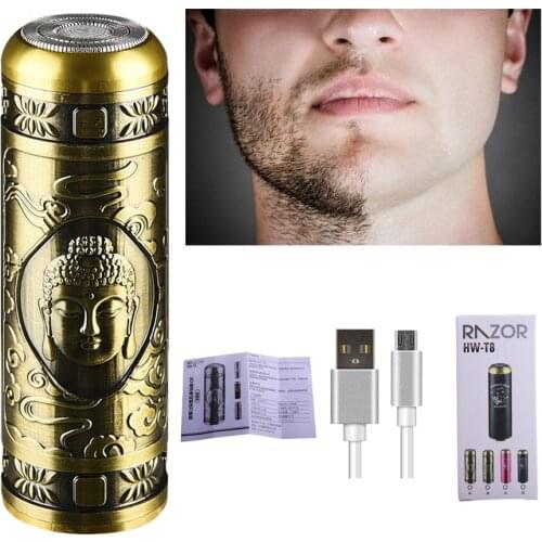2021 Classical Electric Shaver Razor Beard Shaving LED Digital Display Machine Viking Wireless Electric Razor Men Shaver