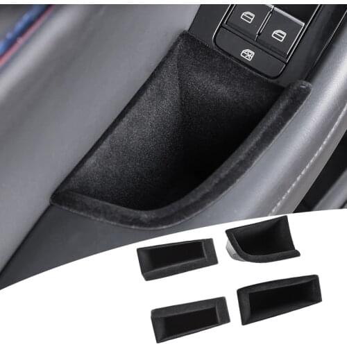 4Pcs Car Inner Door Storage Box Door Handle Storage Holder for Mazda 3 AXELA CX-30 2020