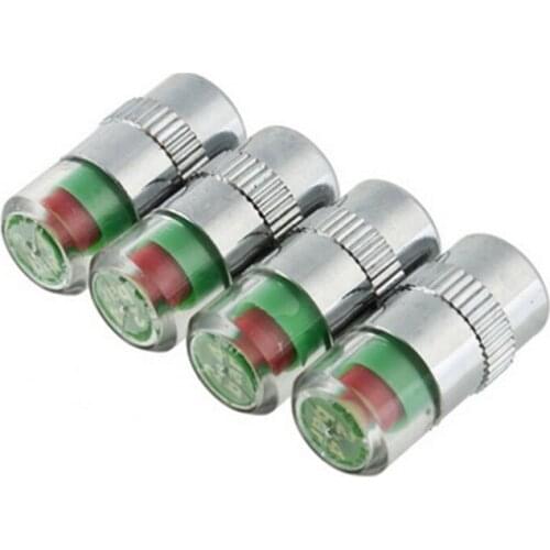 Car tester tire pressure Tyres car tire Monitor pressure gauge Cap Sensor Indicator 3 Color Alert air pressure gauge