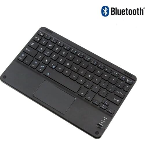 Bluetooth Wireless Keyboard Touch Pad With Mouse Function Mini Ultra Thin BT Computer Keybord Touchpad PC Keypad For iPhone iPad