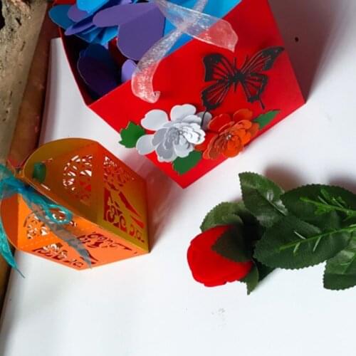 Flower Petal Metal Cutting Dies Stencil Scrapbooking DIY Album Stamp Paper Card