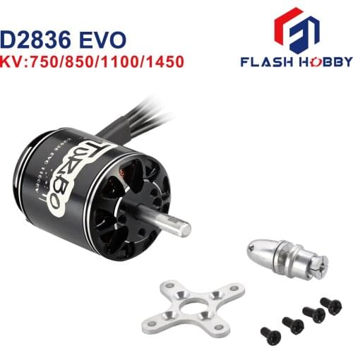 D2836EVO 2836 2217 750KV 850KV 1100KV 1450KV RC Brushless Motor for UAV Aircraft Multicopters RC Plane Helicopter