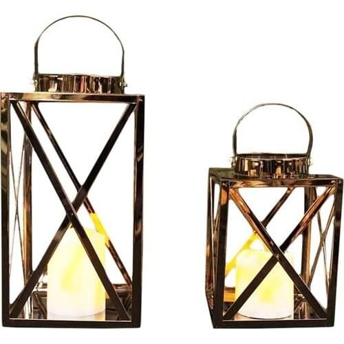 Fidex Home Decorative Metal Candlestick 37 cm