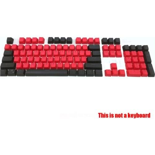 104 PBT Keys Keycap Backlit Double-shot Keycaps ANSI Keyset OEM Profile for Cherry MX Mechanical Keyboard for Gaming