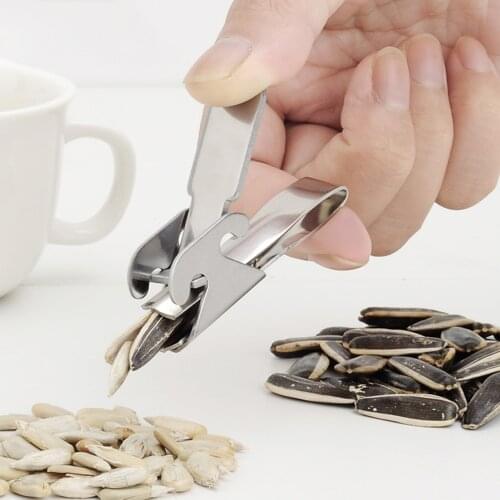 Multipurpose Nut Cracker Stainless Steel Nut Cracker Peel Sunflower Seeds Watermelon Seeds Peanuts Pistachios Etc