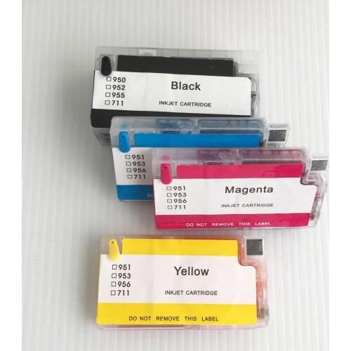 YOTAT Full ink 711 Refillable ink cartridge for HP711 HP 711 HP711XL for HP Designjet T120 T520 printer