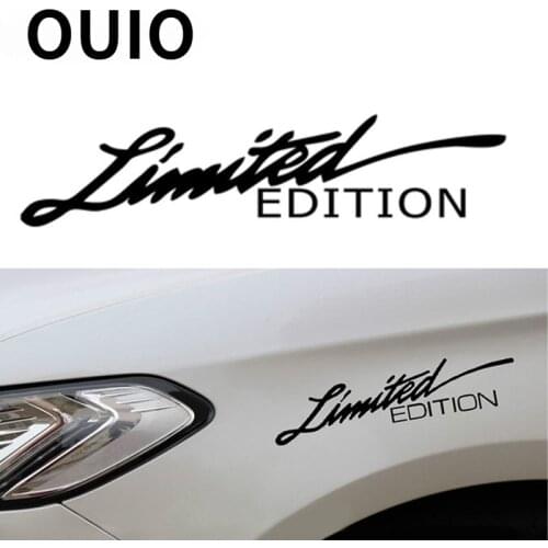Car Sticker LIMITED EDITION Creative Vinyl Decal for Mitsubishi Lancer 10 Outlander 3 ASX Seat Ibiza Leon mk3 mk2 Jeep Wrangler