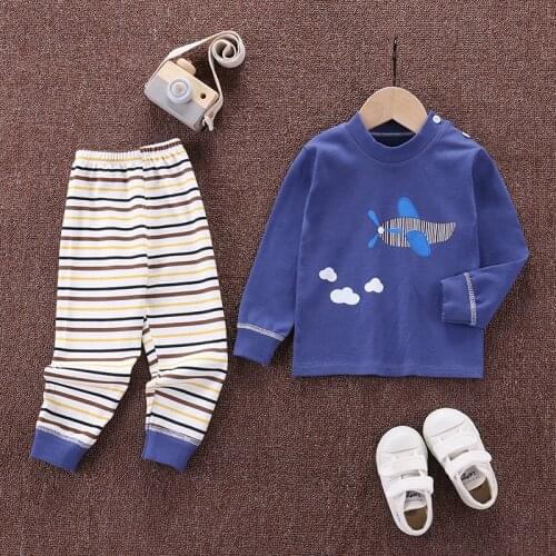 Infant Clothing for Baby Boys Girls Clothes Set 2020 Winter Newborn Baby Boys Clothes T-shirt+Pants Outfits Suit Baby Costume
