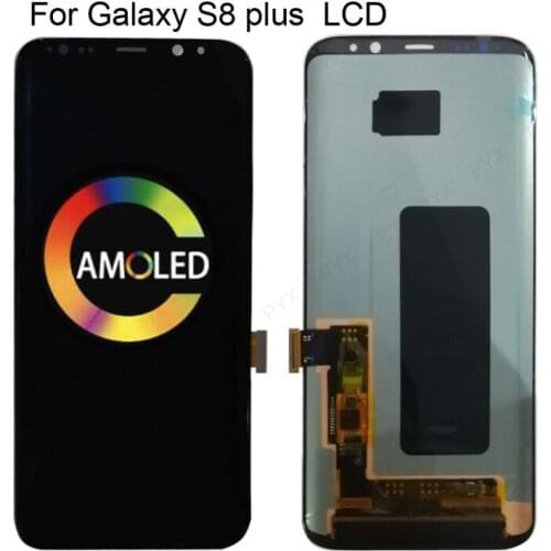 OLED lcd For Galaxy S8 Plus G955 S9 plus LCD Display With Touch Digitizer Assembly For Samsung S9 plus lcd with frame Black