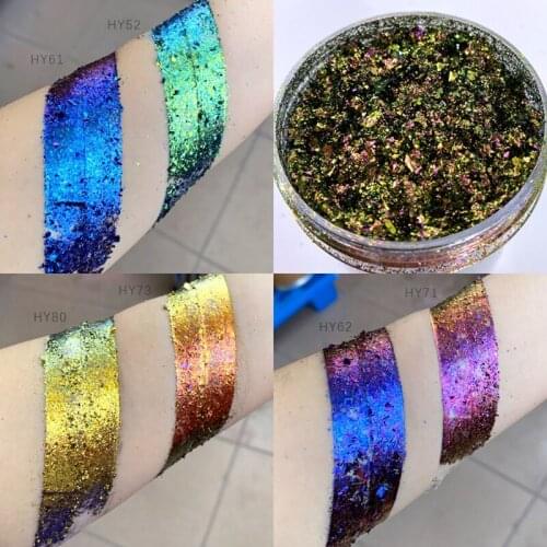 Aurora Nail Powder Flake Colorful Coarse Cloud Brocade Powder Handmade DIY Face Body Makeup Nail Art Decoration Supplies