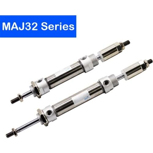 MAJ32 Adjustable Stainless Steel Pneumatic Air Cylinder Mini MAJ32*25-25-S MAJ32*50-50-S MA32*75-50-S MAJ32*100-50-S