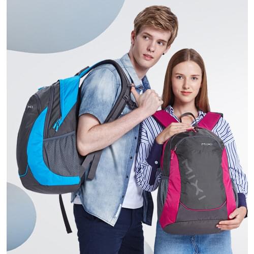 Mixi Women Travel Backpack Bag Large Capacity Men Luggage Bag Breathable Cushion Back Waterproof Anti-scratch Light Weight M5005