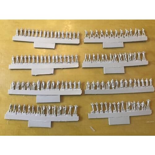 Universal Warship crews 1/200 Scale WW2 Navy crew resin model TYPE B- 110 PCS