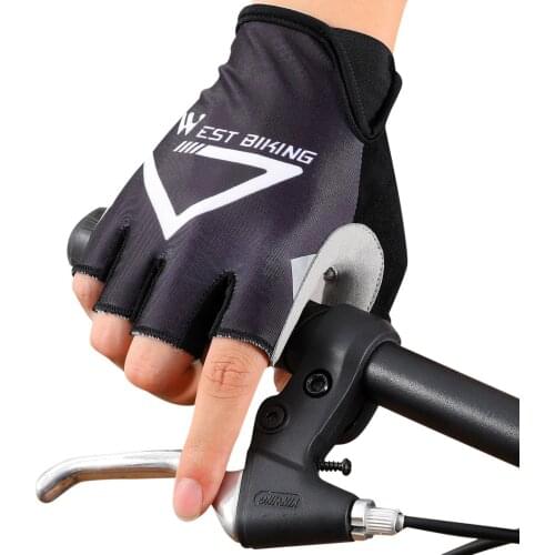 Cycling Anti-slip Half-finger Gloves Cycling Breathable Glove Outdoor Anti-sweat Men Women Sport Riding Gloves