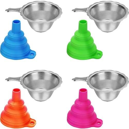 High Quality Metal UV Resin Filter Cup+Silicone Funnel for Anycubic/ELEGOO Photon DLP Parts 3D Printer Accessories Hot Sale