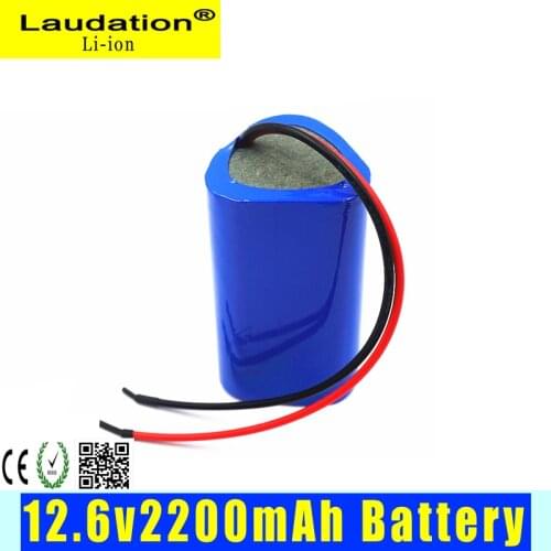 3S1P 12.6V Battery li-ion 2200mAh 18650 Battery Charger 12V Rechargeable Batteries For Portable Charger/LED/ Hot Sale Laudation