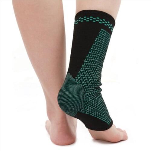 1PC Football Ankle Brace Men Women Sports Ankle Socks Compression Foot Sleeve Gym Fitness Nylon Ankle Support Sprain Protector