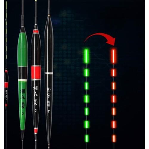 1pcs Smart Fishing Float Night Luminous Fishing Floats Bite Alarm Fish Bite Bait Led Light Automatically Remind Fishing Float