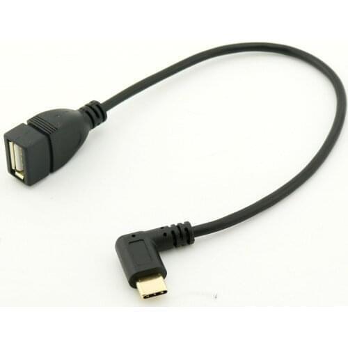 1pcs Gold USB 3.1 Type C Male to USB 2.0 A Female Converter Cable Adapter Portable 25cm
