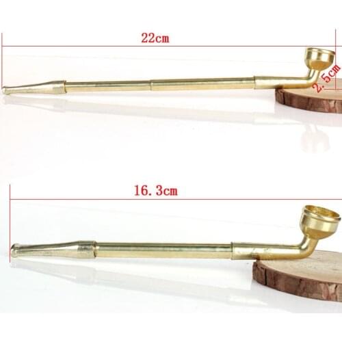 Classic Telescopic Smok Metal Pipes Portable Creative Smoking Pipe Herb Tobacco Pipes Gifts Narguile Grinder Smoke