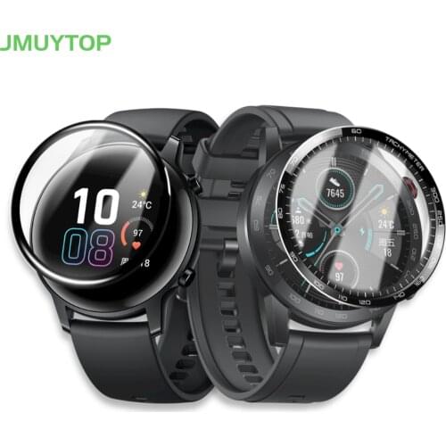3D Curved Soft Full Cover Screen Protector For Honor Magic watch 2 Not Glass Ultra Thin HD Clear 42 46mm Smart Watch Accessories