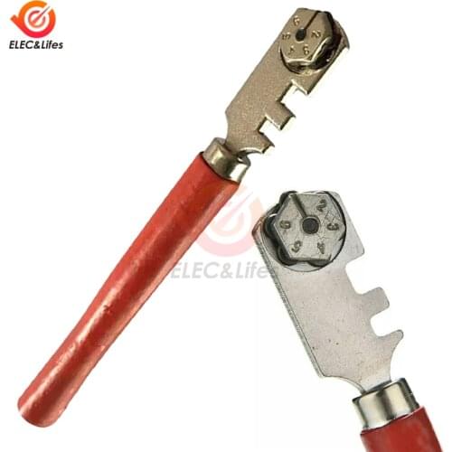 NEW 130mm Professional Portable Diamond Tipped Glass Tile Cutter Window Craft For Household Hand Tool
