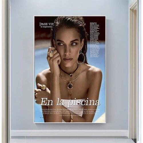 Silk Cloth Wall Poster Gara Arias Art Home Decoration Gift