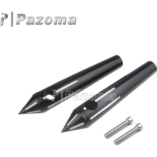 Motorcycle 8" Rise 1" Handlebar Spike Riser For Honda Yamaha Suzuki V-Star 650 Shadow 750 VTX 1300 1800 M109R Cruiser Custom