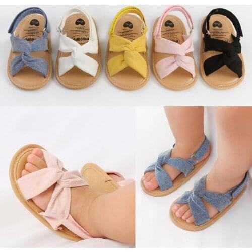 Summer Baby Girls SandalsToddlers Solid Color Soft Sole Shoes Outdoor Indoor Prewalker Cross Strap Sandals Baby Shoes