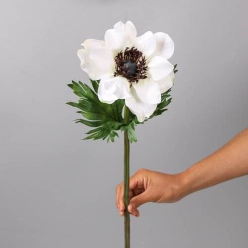 2pcs Fakes Anemone Grecian Windflower Artificial Silk Pulsatilla Chinensis Home Wedding Decoration