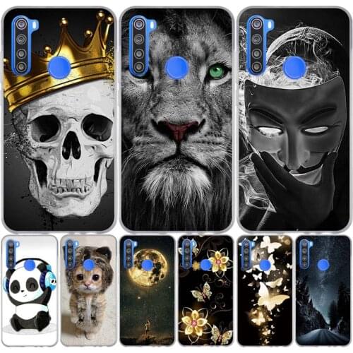 For Xiaomi Redmi Note 8T Case Silicone Painting Soft TPU For Xiaomi Redmi Note 8t Case Fundas Coque Redmi NOTE 8T Case Cat