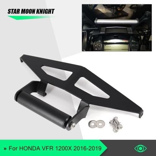 For Honda VFR1200X Crosstourer VFR 1200 X 2016 - 2020 windshield Stand Holder Phone Mobile Phone GPS Navigation Plate Bracket