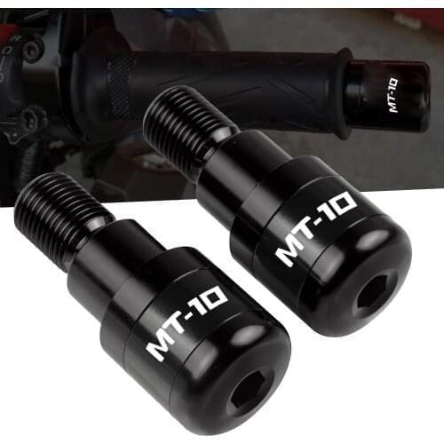For YAMAHA MT03 MT07 MT09 MT10 MT 03 07 09 10 TRACER 900 GT Motorcycle CNC Aluminum Handlebar Grips Plug Slider Handle Bar Ends