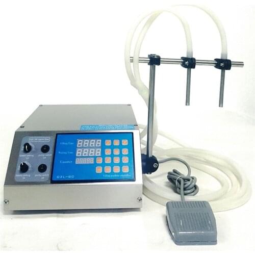 GZL-80 Electric Bottle Water Filling Machine With 2 Nozzles Edible Oil Filler