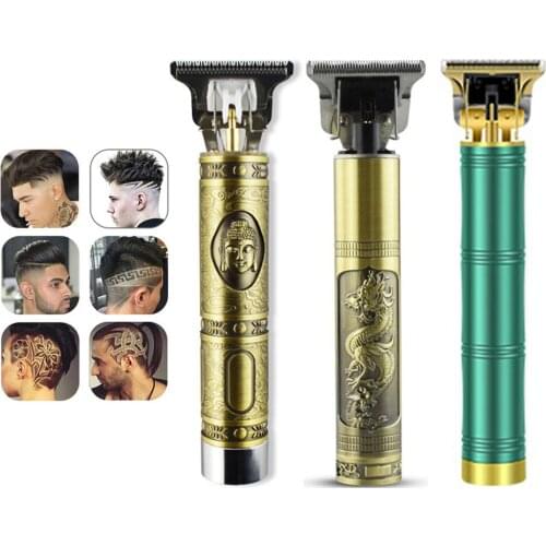 Rechargeable Hair Clipper Baldheaded Electric Hair Trimmer Cordless Shaver Trimmer For Men 0mm Barber Hair Cutting Machine Barba