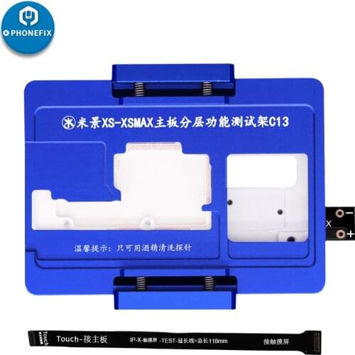 MJ C13 C11 iSocket jig Double Layers Logic Board Test Fixture For IPhone X XS MAX motherboard BGA Soldering disassemble Repai