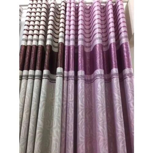 Wholesale curtain cloth Yang ten black silk shading embossed Bergamot curtain cloth