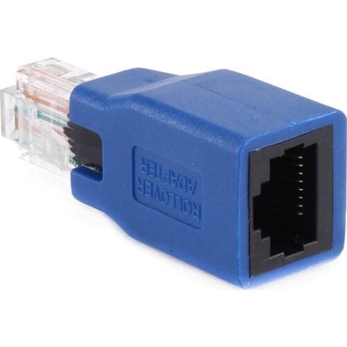 RJ45 M/F Crossover Adapter Male to Female Crossed Ethernet Cable Adaptor