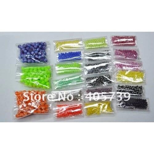 New Arrive Threaded Balls and Accessories Tongue Bar balls Eyebrow Ring Acrylic motive balls Change Ball 500pcs/lot Body Jewelry
