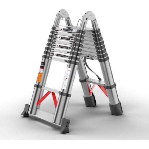 Home Folding and Thickening Aluminum Alloy Telescopic Ladder Herring Ladder Multifunctional Lifting Engineering Ladder