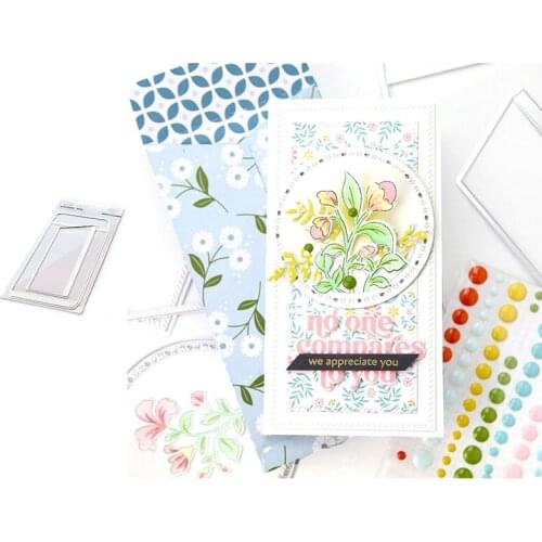 Folded Envelope Greeting Card Diy Metal Cutting Dies Craft for Scrapbooking Handmade Mould Blade Punch Stencils Dies Cut Model