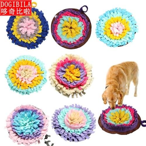 Dogs Snuffle Mat Pet Leak Food Anti Choking Mat Cat Dog Training Blanket Nose Work Toy Pet Slowing Feeding Intelligence Mat