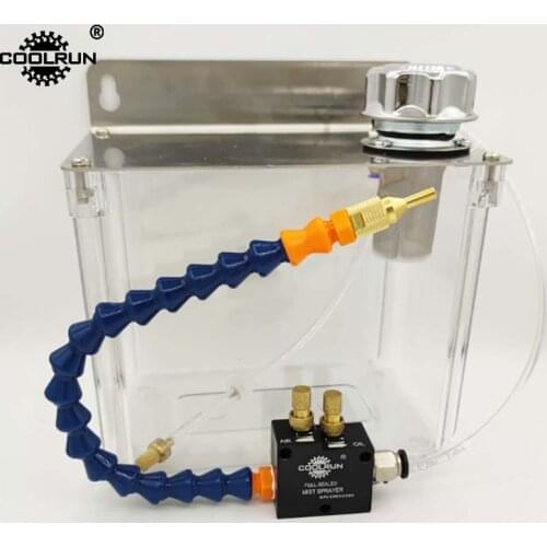 CNC Machine Tool Engraving Sprayer Metal Cutting Cooling Spray Oil Pump Lubricating Oil Transparent Spray 3 Liter Oil Can