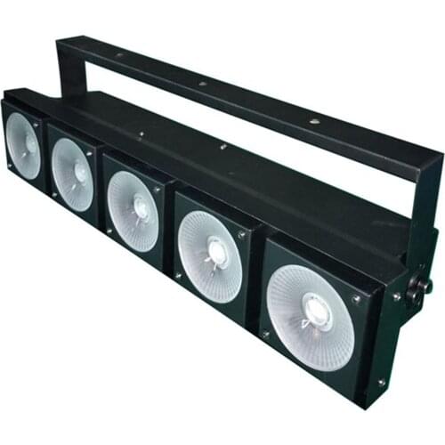 LED 5x30W RGB 3in1 Matrix Stage Lighting 5 Heads DJ Matrix Light 150W Warm White Good for DJ/Professional DMX Stage Lighting