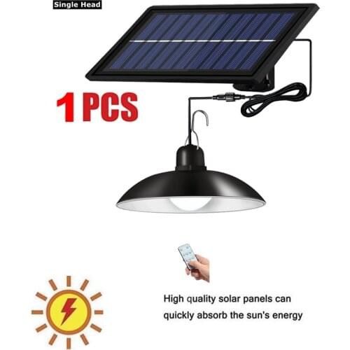 Remote 30 led 2 head Retro Lampshade LED Solar Light Solar Emergency Lamp Outdoor Indoor Waterproof Camping Terrace Garden Home