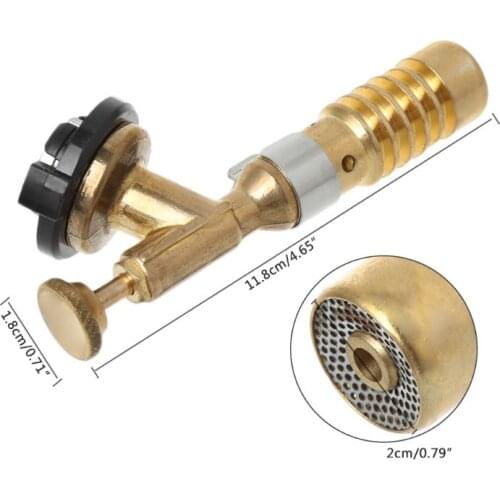 High Temperature Brass Gas Turbo Torch Aluminum Brazing Propane Weld Plumbing
