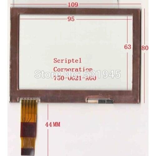 ZhiYuSun 5" Capacitive Touch Screen PANEL Digitizer Screen touch Glass for tablet Scriptel Corporation 750-0021-a00 109*80