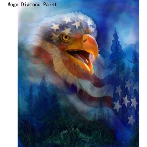 DIY Owl Flag diamond painting owl flag diamond embroidery full round diamond painting cross stitch Craft Mosaic Handle